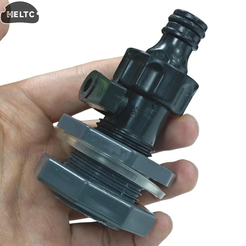 PVC Rain Bucket Valve Fittings Kit 3 4 Inch Diverter Connector for Efficient Water Storage in Garden Backyard