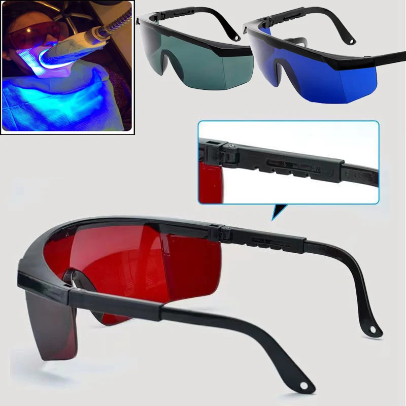 1pcs Safety Goggles Dental Eye Protection Glasses for Dental Lab Workplace Goggle Eyewear Glasses Curing Light UV For Dentist