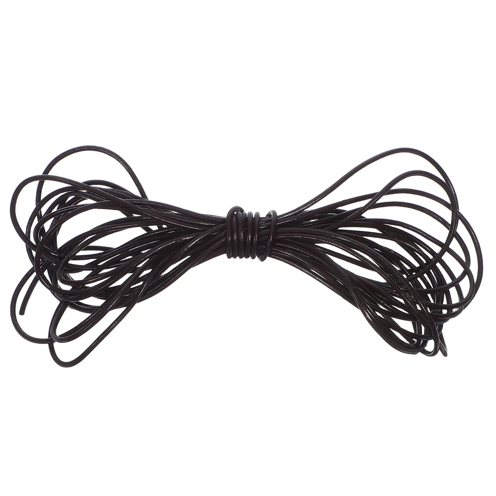 

Cord Smooth Cowhide Deep Coffee Color Thick String for Jewelry Making Necklace Cords Bracelet Ropes Beading Thread