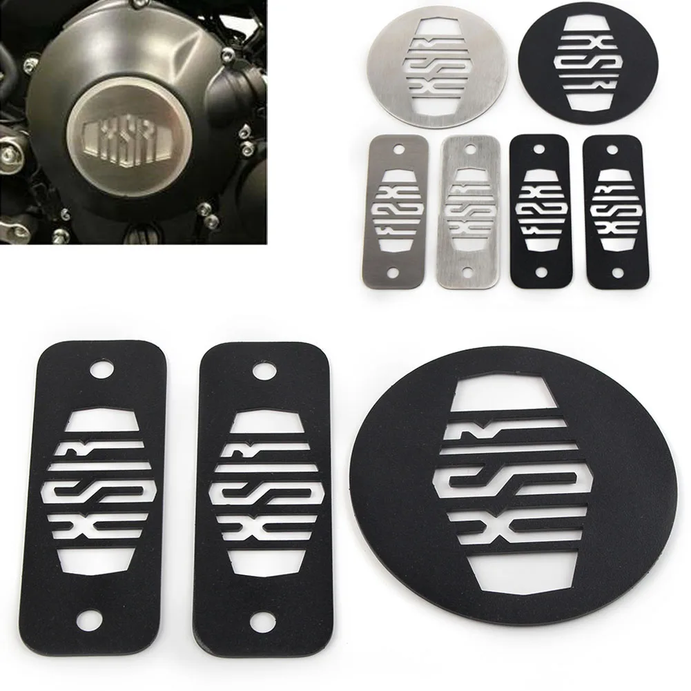 For Yamaha XSR900 XSR 900 Motorcycle Clutch Cover Engine Top Decorate Fuse Box Top Plates Stainless Steel