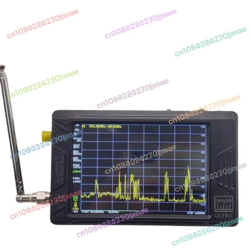 Picture 3: 4 Inch Handheld Spectrum Analyzer 100kHz-6GHz Portable RF Signal Detector for Drone Communication Testing