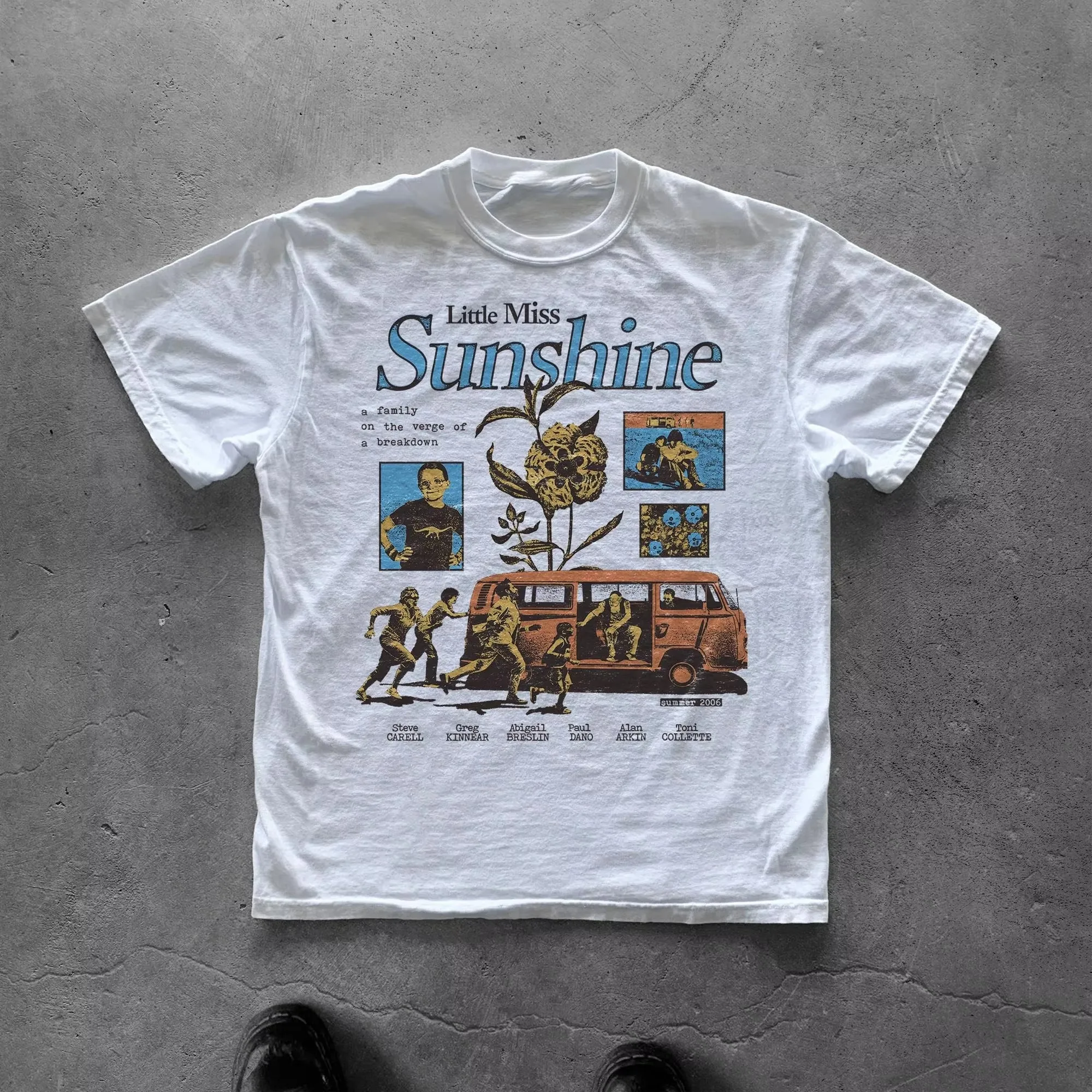Little Miss Sunshine Movie Vintage Retro 2000s Indie Film Graphic T-Shirt Cotton Men Women Streetwear Tee
