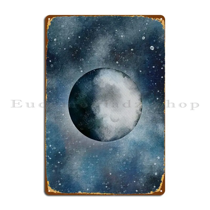 

Waxing Gibbous Metal Plaque Poster PaintingHome Wall Plaque Iron Garage Tin Sign Poster