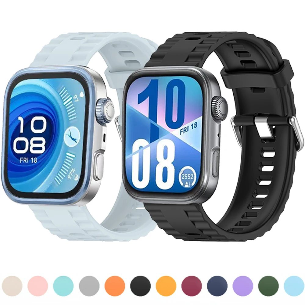 

Silicone Strap for Huawei Watch Fit 4/4 Pro Sport Bracelet Breathable wristband Correa for Huawei Watch Fit 3 4 Belt Accessories