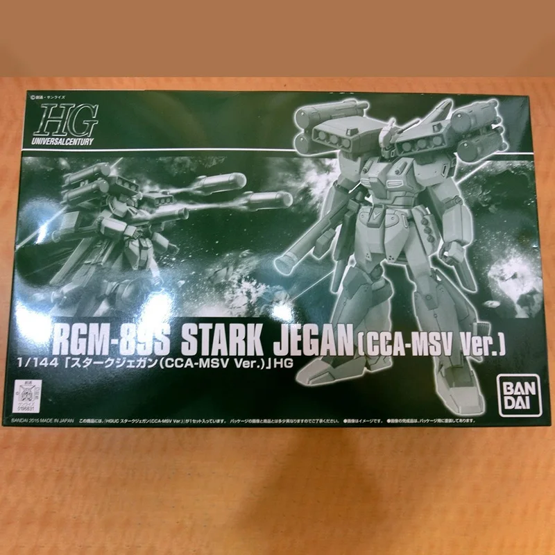 Op voorraad BANDAI PB LIMITED HG:UC 1/144 Gundam RGM-89S STARK JEGAN [CCA-MSV Ver.] Anime Actiefiguren Assemblagemodel Speelgoed