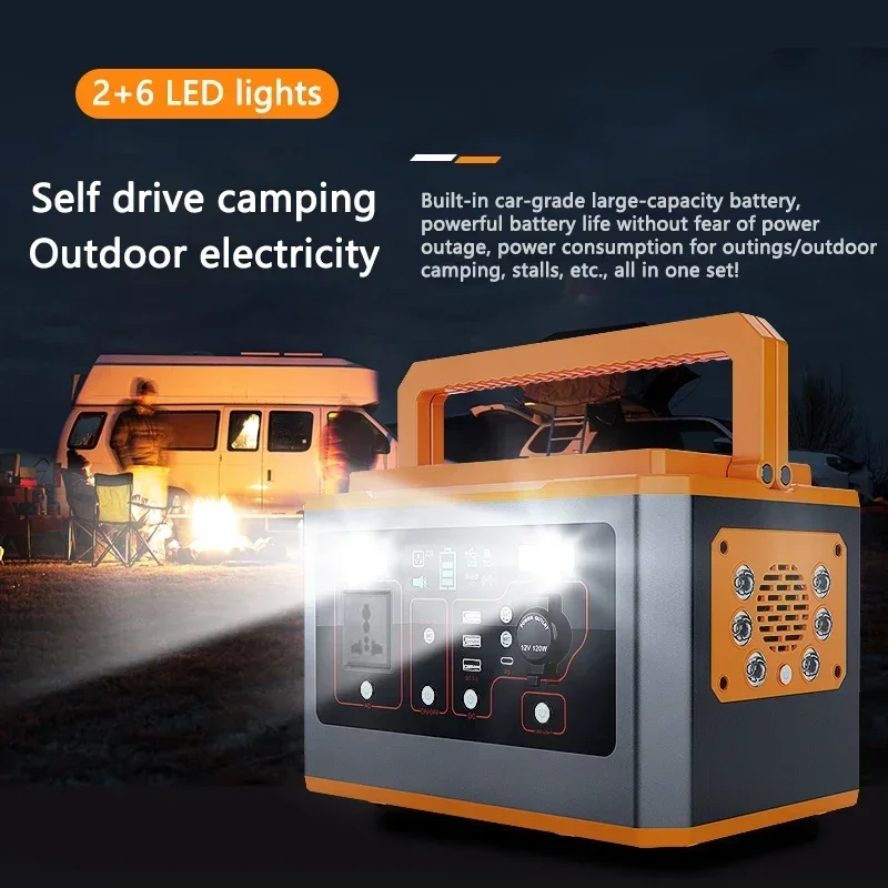 PURFIELD สถานีไฟฟ้าพกพา 500W 135000 mAh เครื่องกําเนิดไฟฟ้าพลังงานแสงอาทิตย์ 220V การจ่ายไฟฉุกเฉินกลางแจ้งแบตเตอรี่ Pure Sine Wave DC AC Outlet