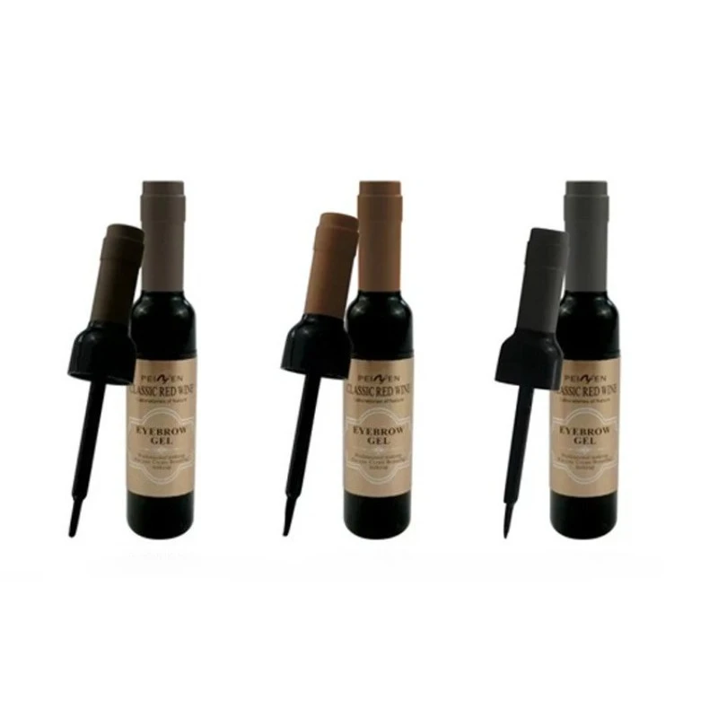 زجاجة النبيذ الحاجب تينت تقشر الحاجب جل 3 ألوان طبيعية مقاوم للماء طوال اليوم ارتداء لا لطخة تطبيق سهل لفتاة كسول #5