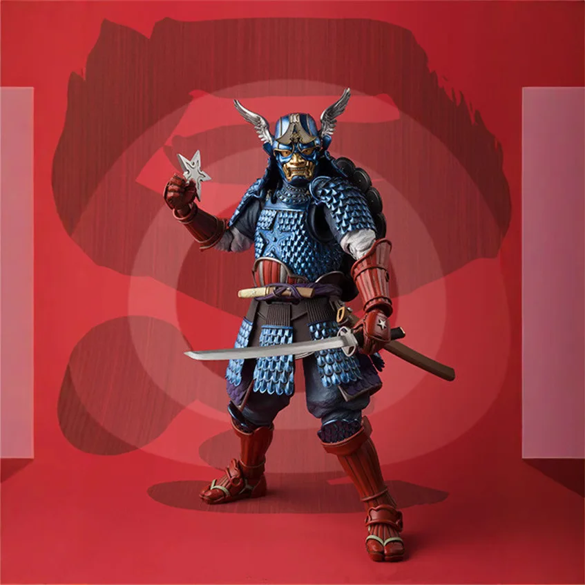 

7 Inch Star Wars Stormtrooper Samurai Taisho Series Figure Darth Maul Vader Boba Fett Yumiashigaru Action Figure Model Toys Gift