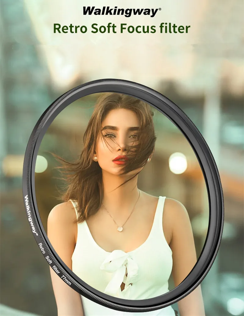 Walkingway Multi coated Retro Soft Filter Camera Portrait Mist Diffuser Filter Dreamy Effect Focus Filter For Canon Nikon Sony