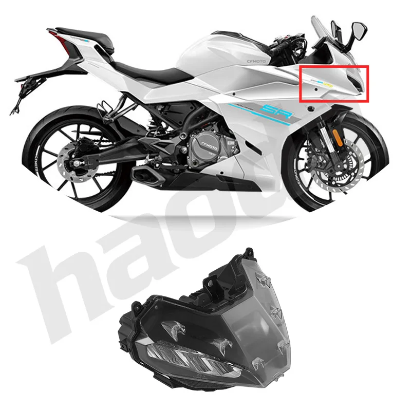 For CFMOTO 250SR-FUN Headlight CF250 250SR FUN CF250-6 Headlamp Assembly Front Light Motorcycle Accessories Original Parts
