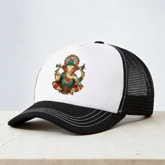 

Ganesha hat Hindu God of Wisdom Baseball Cap summer Men Women Harajuku Hip hop Mesh Breathable hats