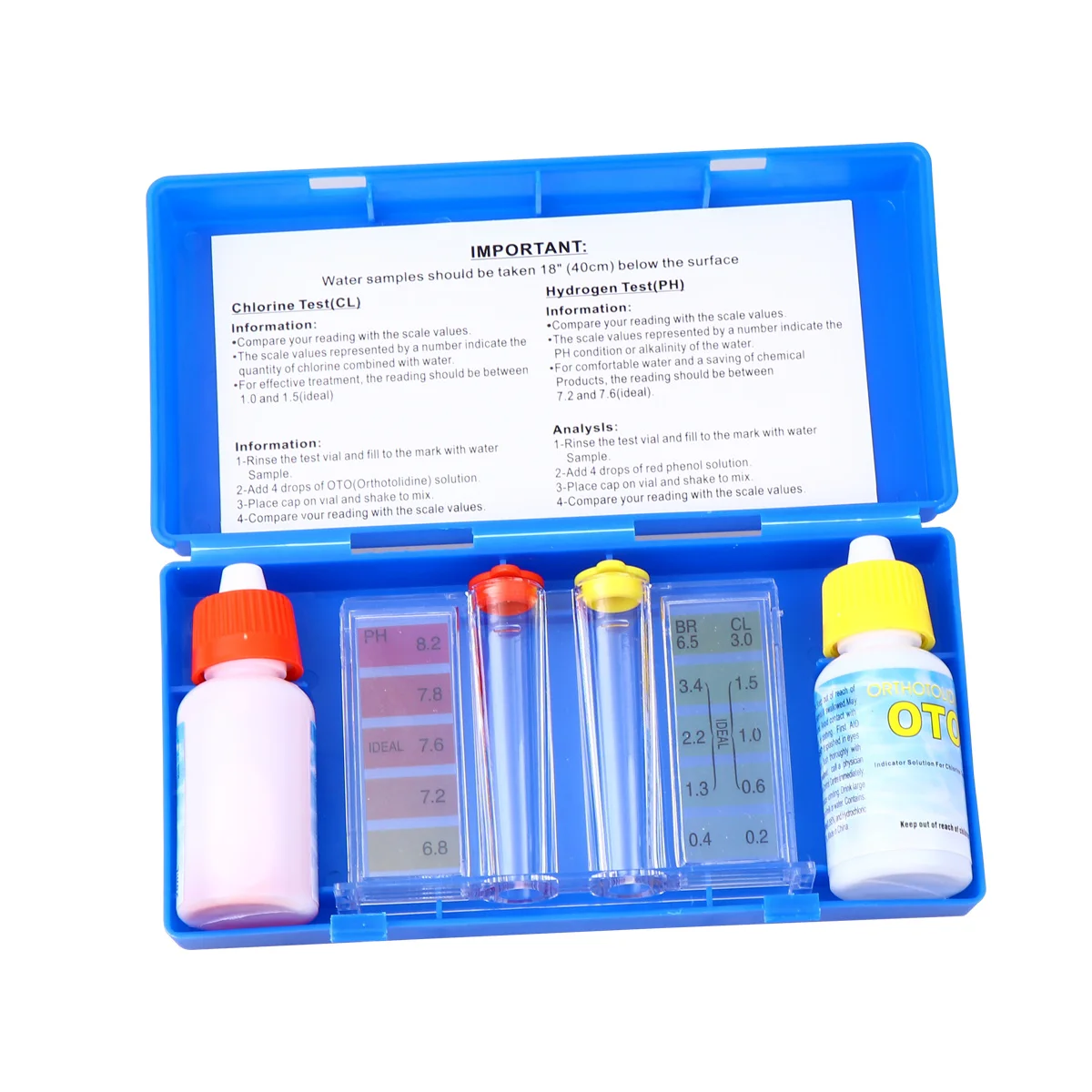 

for Pools Ph Strips Meter Water Hardness Test Chlorine Tester The Solution Swimming