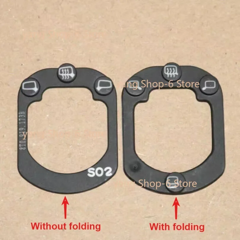 1Pc for Audi A6LA4L A5Q5Q7 rearview mirror reverse mirror adjustment switch indicator pad