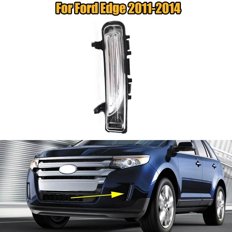 

For Ford Edge 2011 2012 2013 2014 Front Bumper Fog Light Fog Lamp DRL Day Running Lamp Headlamp Car Accessories