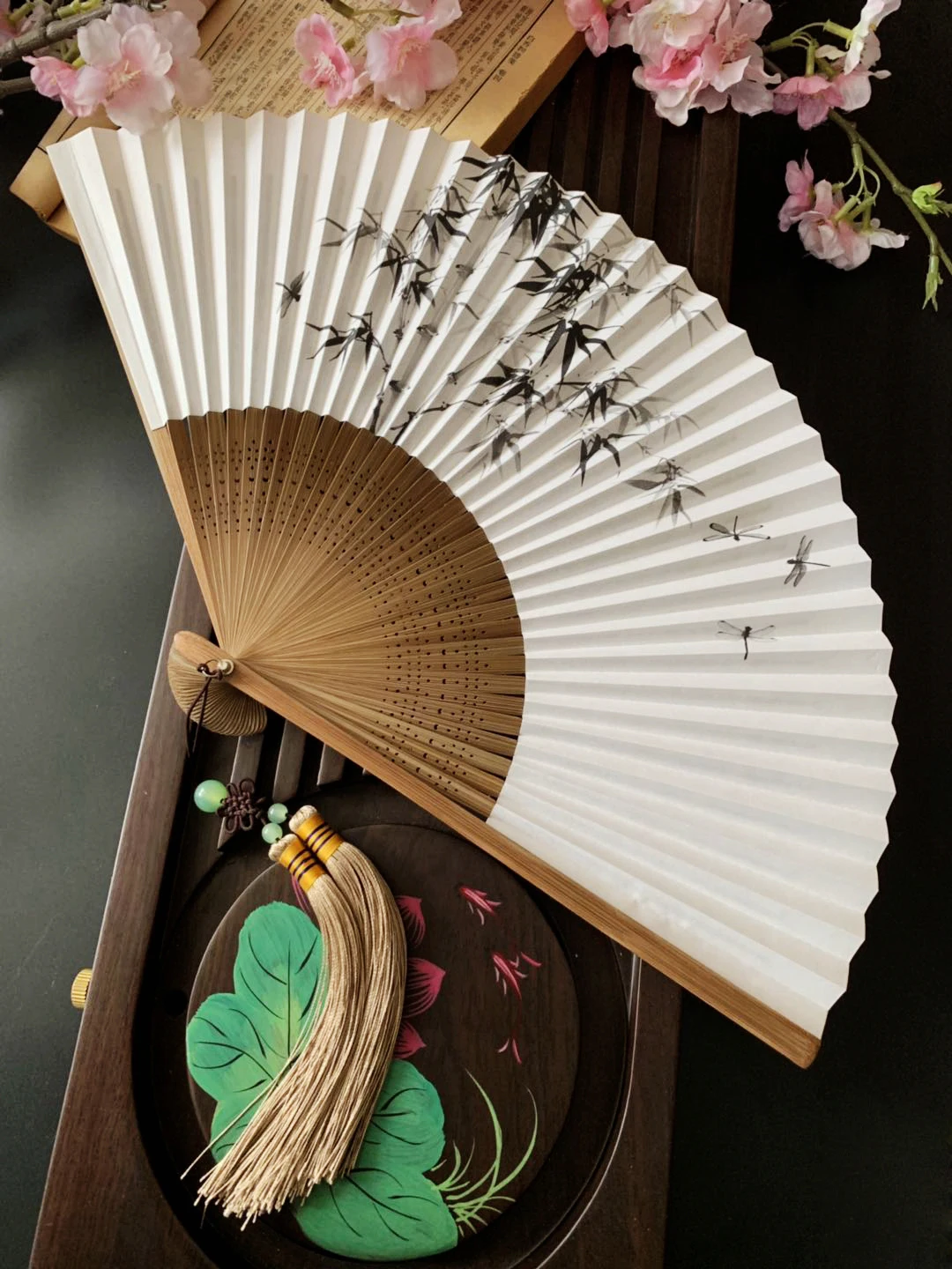 Wedding Gift Folding Fan for Dancing Party Outdoor Travel Selfie Hand Fan Home Daily Hand Fan Portable Hand Fan