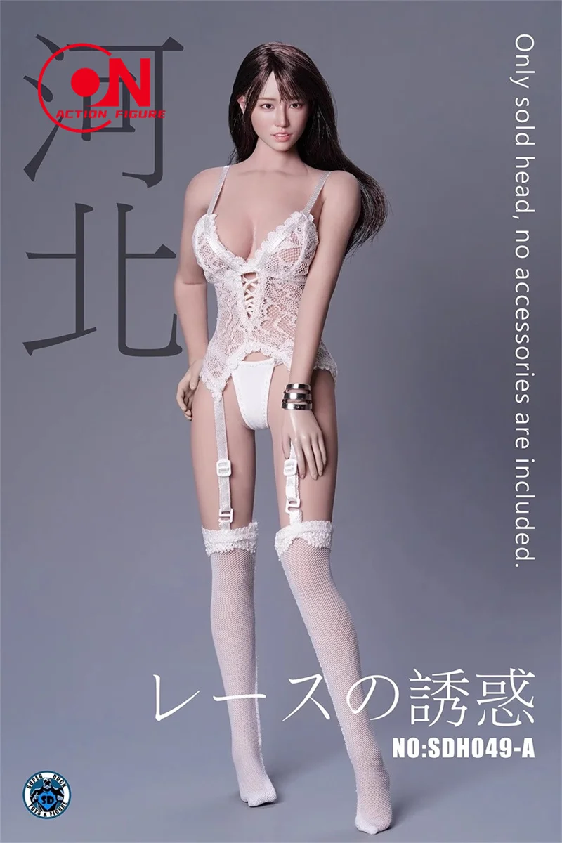 SUPER DUCK SDH049 1/6 Saika Kawakita Head Sculpt Carving Model Fit 12'' Female Soldier Suntan Action Figure Body