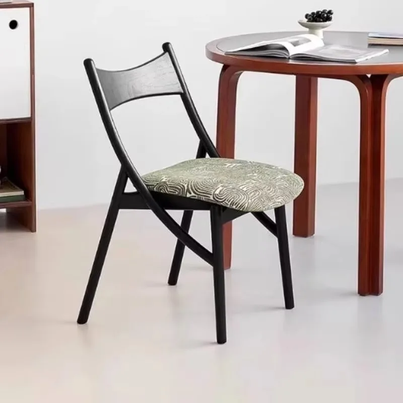 Modern Cushion Dinner Chairs Backrest Upholstery Bedrooms Accent Dining Chair Living Room Stools Sillas Para Comedor Furniture