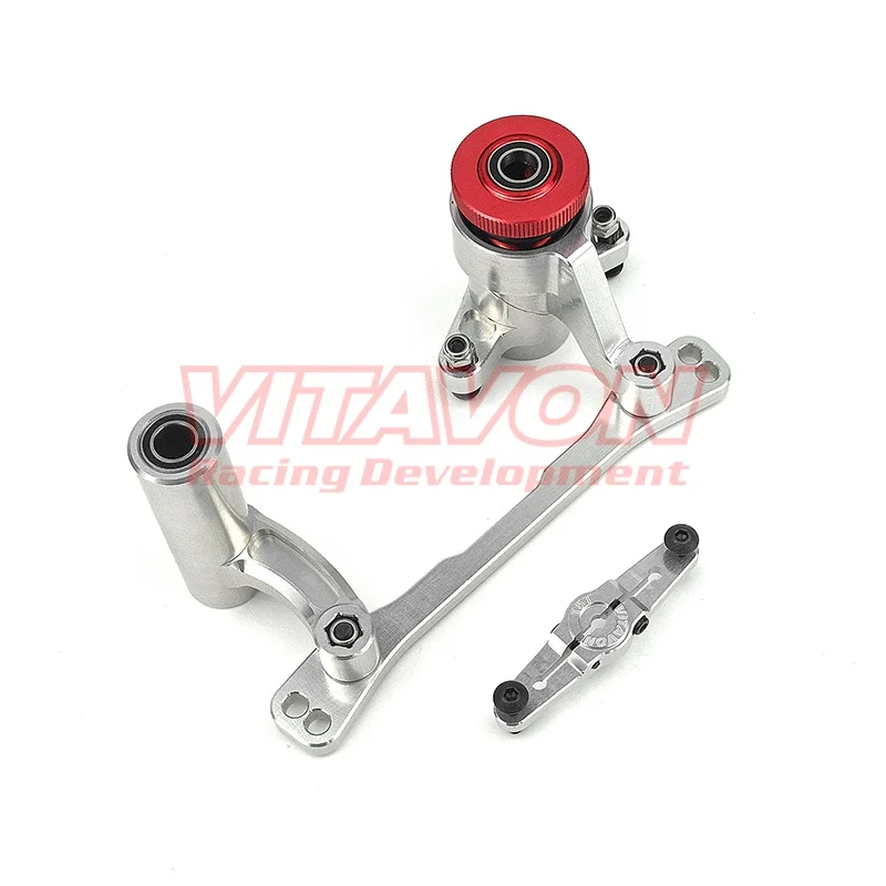 VITAVON CNC aluminum 7075 Sarvo Steering Bell Crank & Saver Arm 15T for LOSI  DBXL E2.0