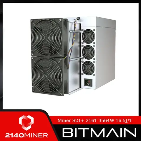 Antminer S21+ 216T Asics Miner S21+ pro bitcoins minatore BTC Mining Crypto Machine