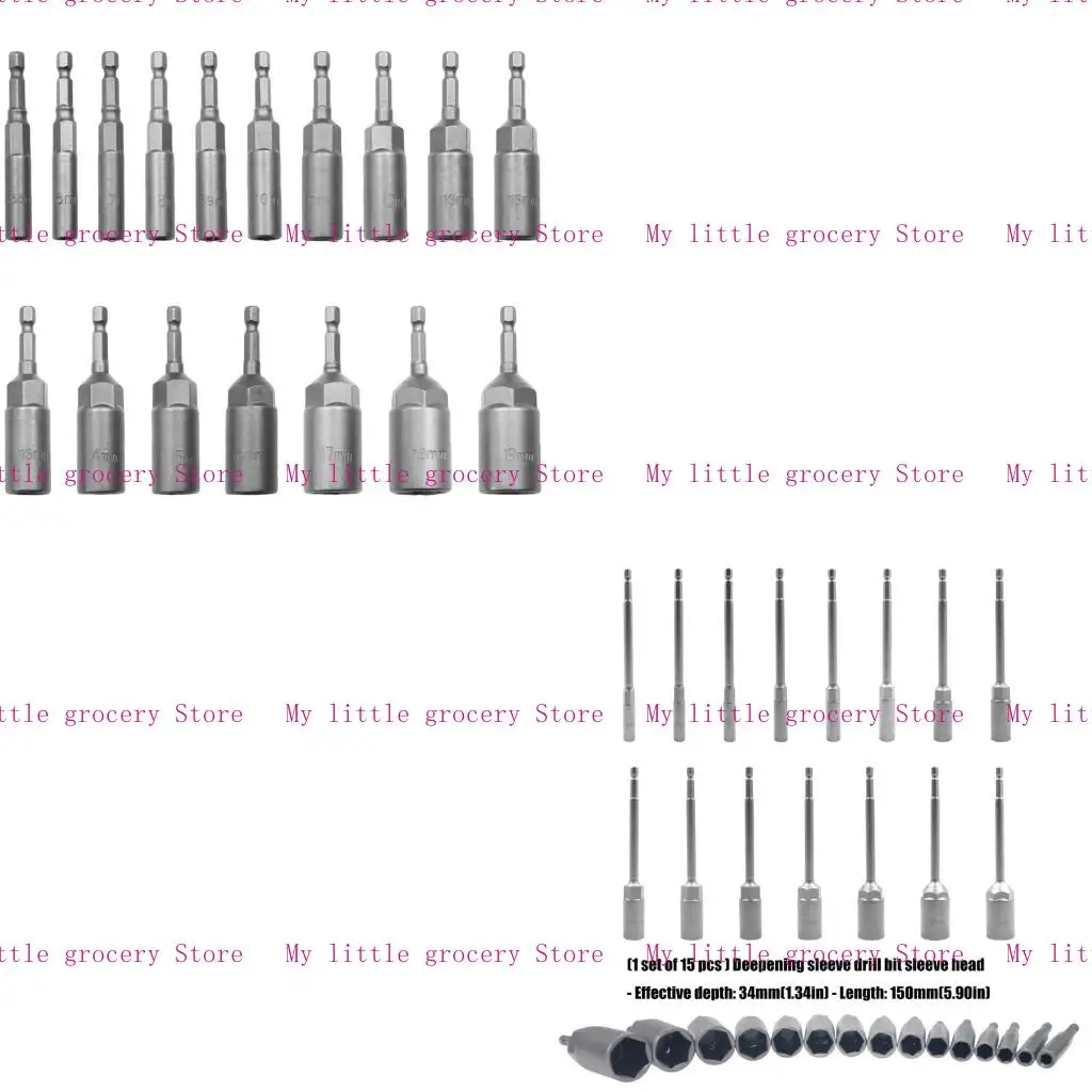 

D5BD Deep Gote Driver Set Professional Steel Cockets повышенной износостойкость