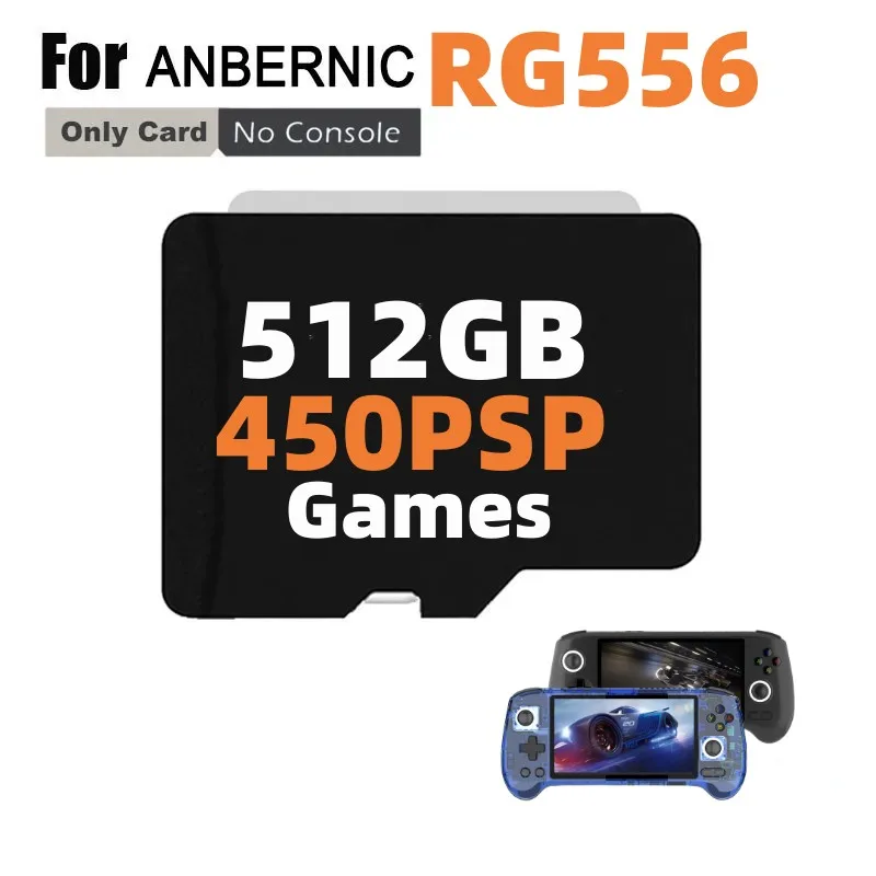 TF Card For ANBERNIC RG556 Preloaded Games Memory Card Built in