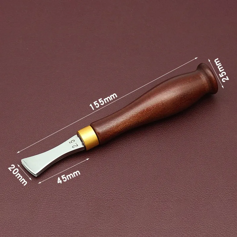 Leather Creaser Sector Shallow Groove Arch Edges Creaser Trimmer Punch Embedding Pressure Line Tools Leathercrafts 1.0-2.5Mm