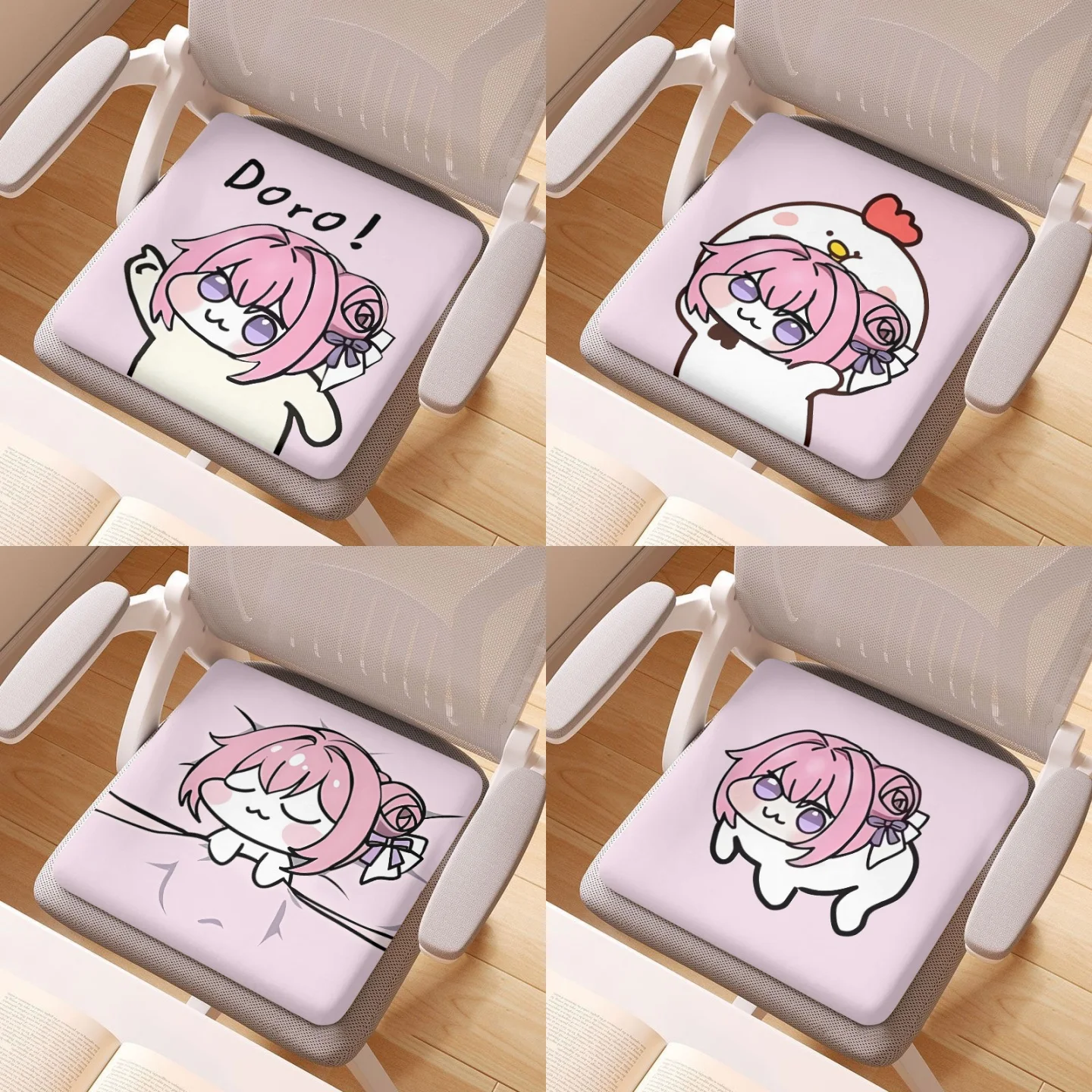 Doro Sponge Chair Pad Cushion Sitting Pad  Cushion Anti-Buttock Pain Chair Pads Modern Simple Style Home Fabric