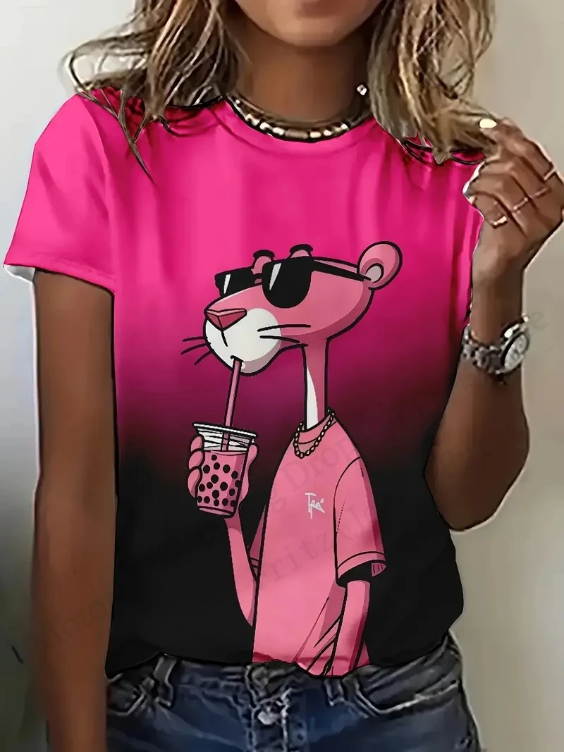 Женская повседневная футболка с круглым вырезом, футболка с 3D принтом персонажей кота, женская модная повседневная футболка с коротким рукавом, женская одежда
