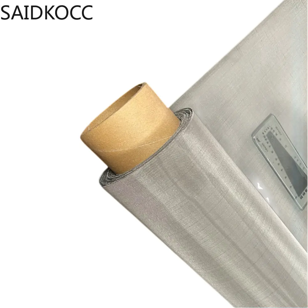 SAIDKOCC Accept Custom 0.5-600 Mesh tkana siatka tytanowa Ti do produkcji elektrody elektrolizer i Laborator