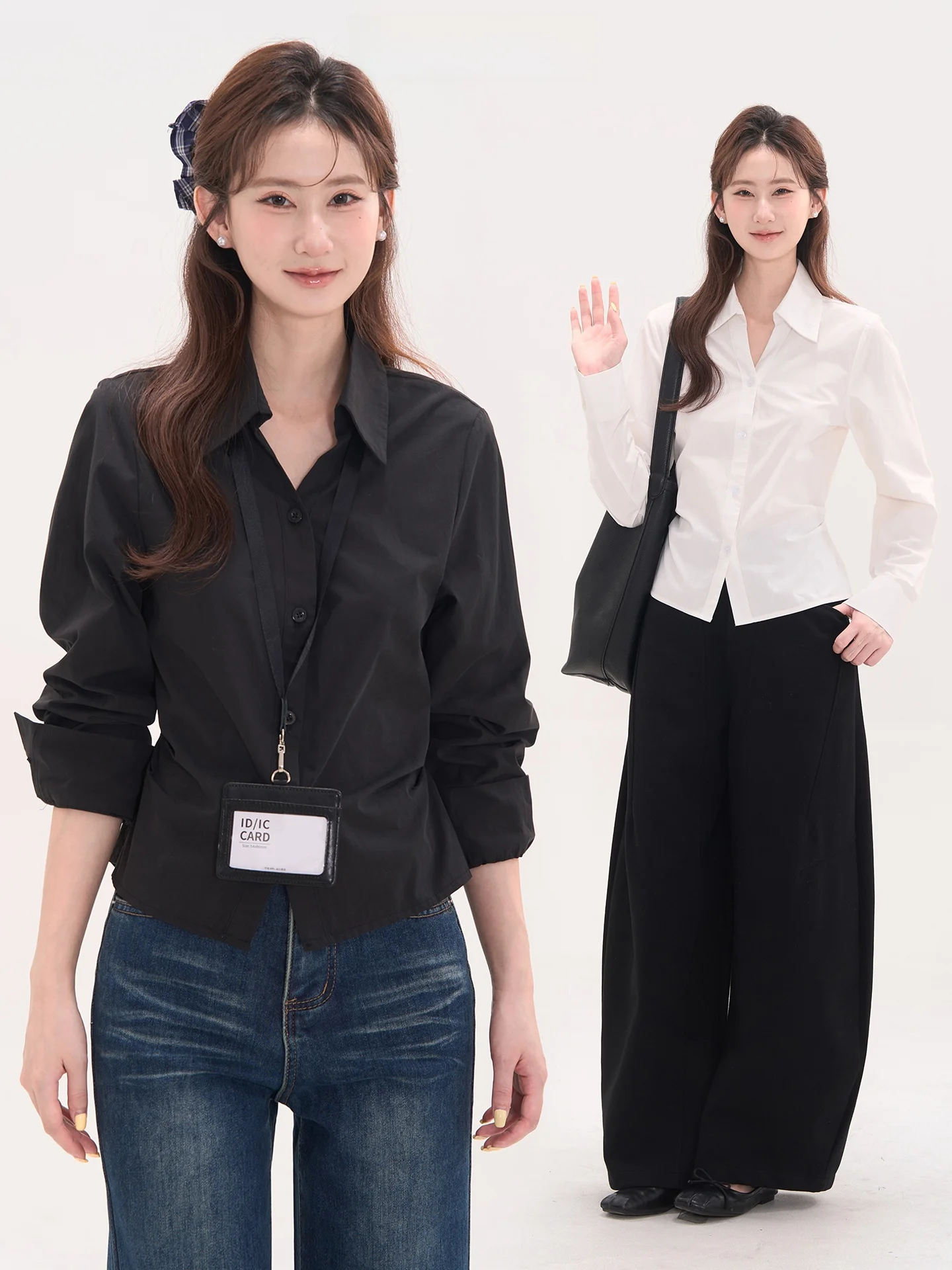 

Простой дизайн, длинный све, женский повседневный топ из хлопка и французского хлопка, свободный крой, с поясом, от Heme