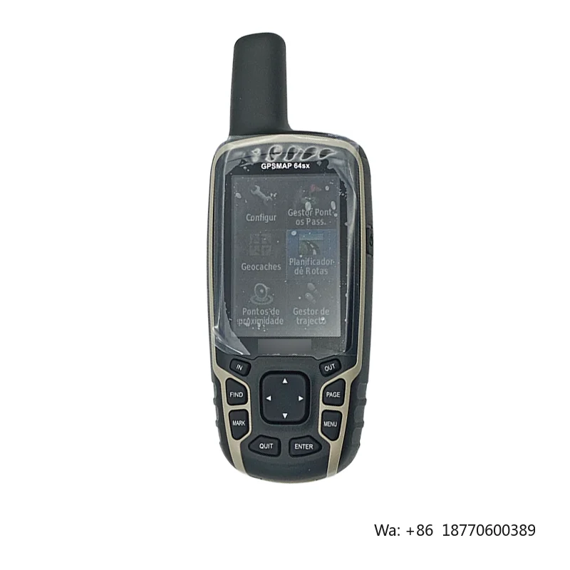 New Garmin GPSMAP 64sx Handheld GPS Navigation Surveying Device with 1 Year Warranty for Hiking and Camping
