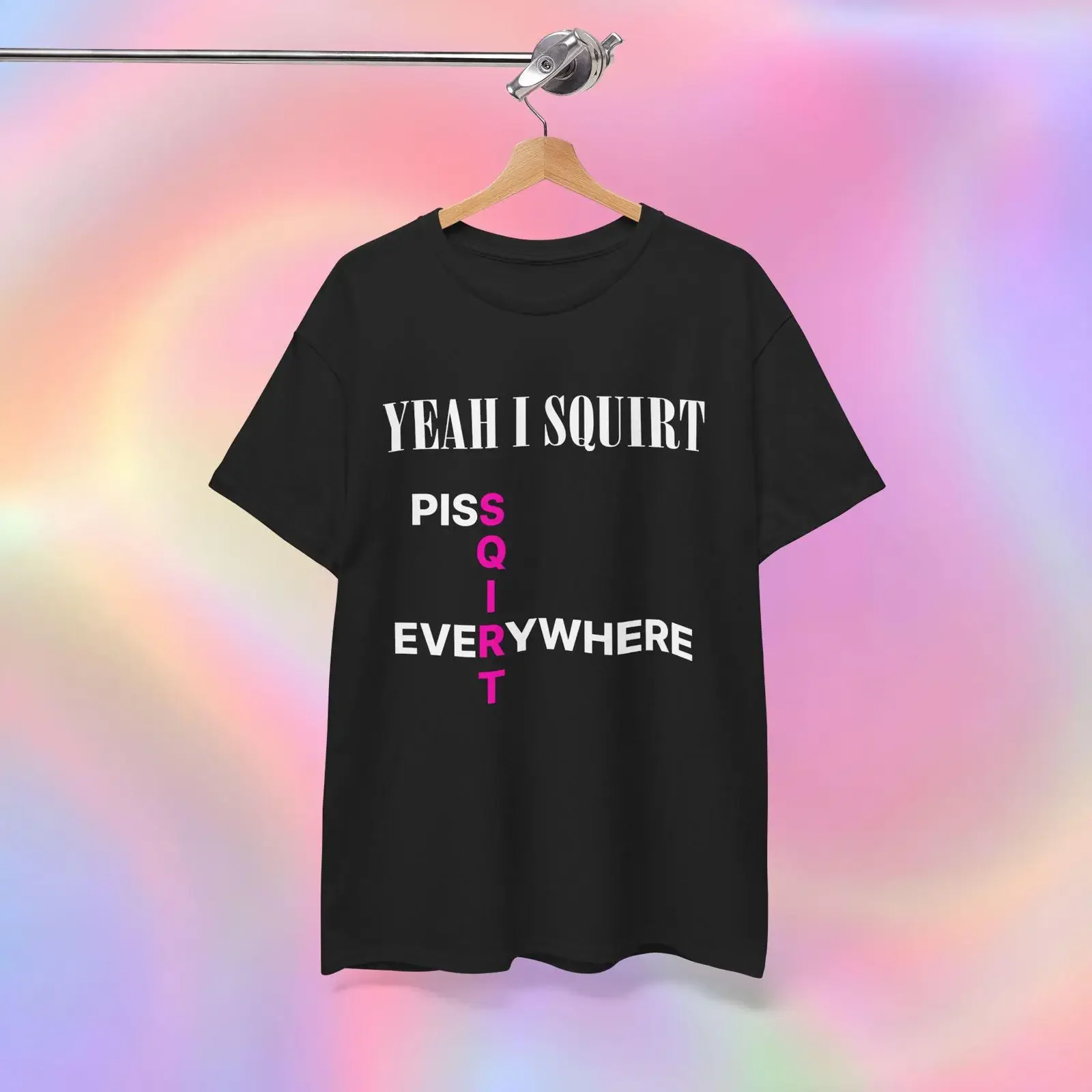 Squirt T shirt Piss Meme vintage Washed Casual Top For Everyday Wear Breathable fashion graphic Soft Slightly homme streetwear