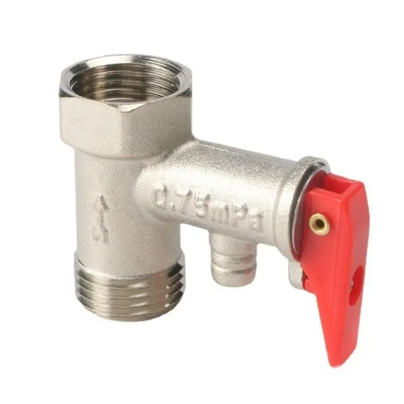 

R9UF Electric Water Heater Safety Valves Adjustable 0.75mpa Relief Pressure Maintaining Valves Copper Pressure Relief Valves