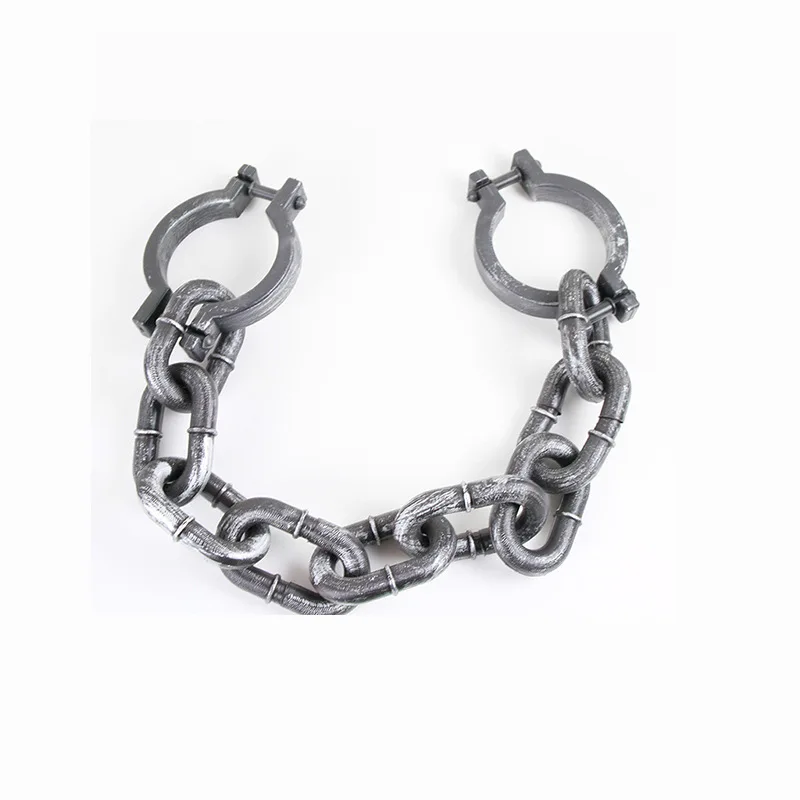 Halloween Plastic Simulation Chain Prisoner Man Iron Chain Bar Party Decoration Ghost House Props