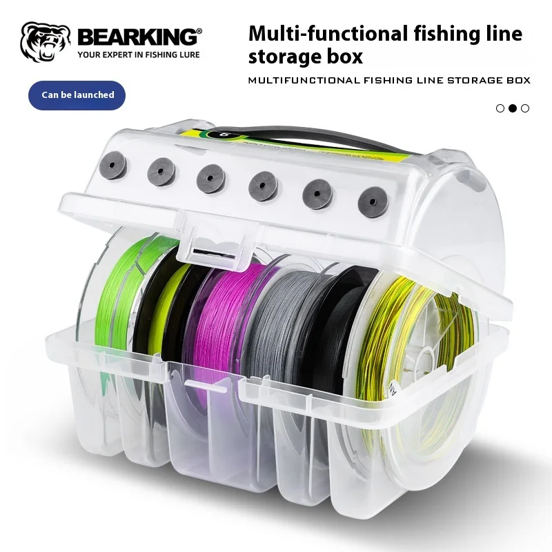 صندوق تخزين خط صيد كبير متعدد الوظائف من Bear King منظم خط كربون من النايلون البولي ايثيلين معدات صيد الأسماك المحمولة #1
