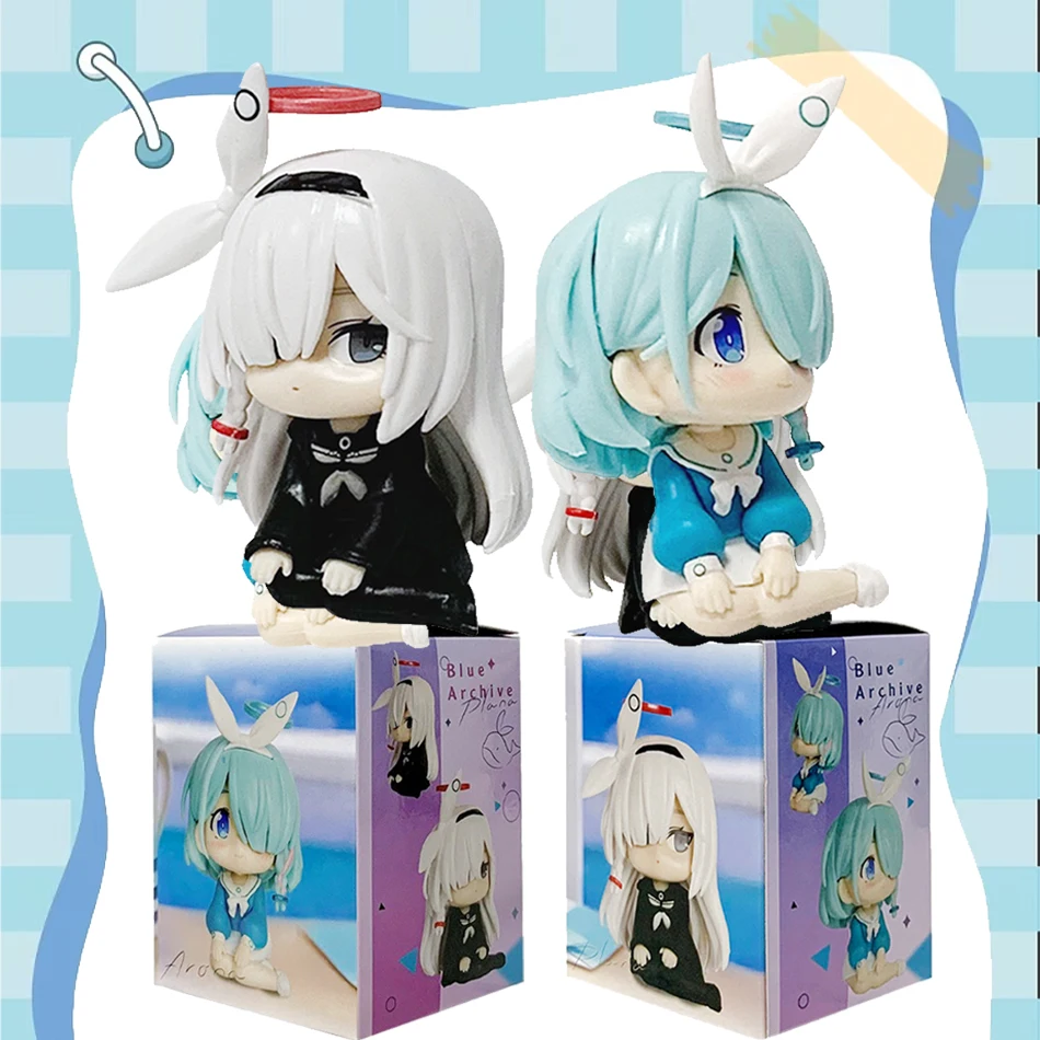 Op voorraad Blauw Archief Plana Arona Figuur PVC Anime Verzamel Anime Karakters Ornamenten Leuke Cartoon Festival Kerstcadeau