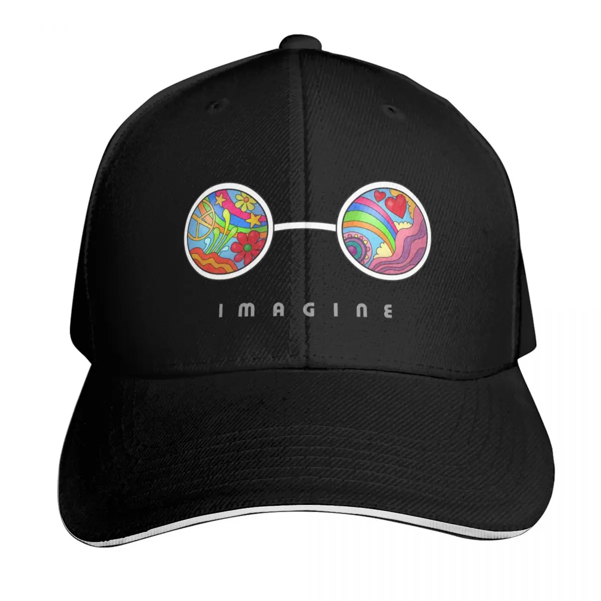 Imagine Baseball Cap Quick Dry Performance Cotton Twill Breathable Contrast Two Tone Brim