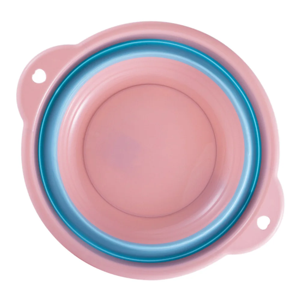 

1Pcs Household Foot Basin Foldable Pink Multipurpose Water Bucket Foot Soak Tub Laundry Washing Basin Waterproof for Travel