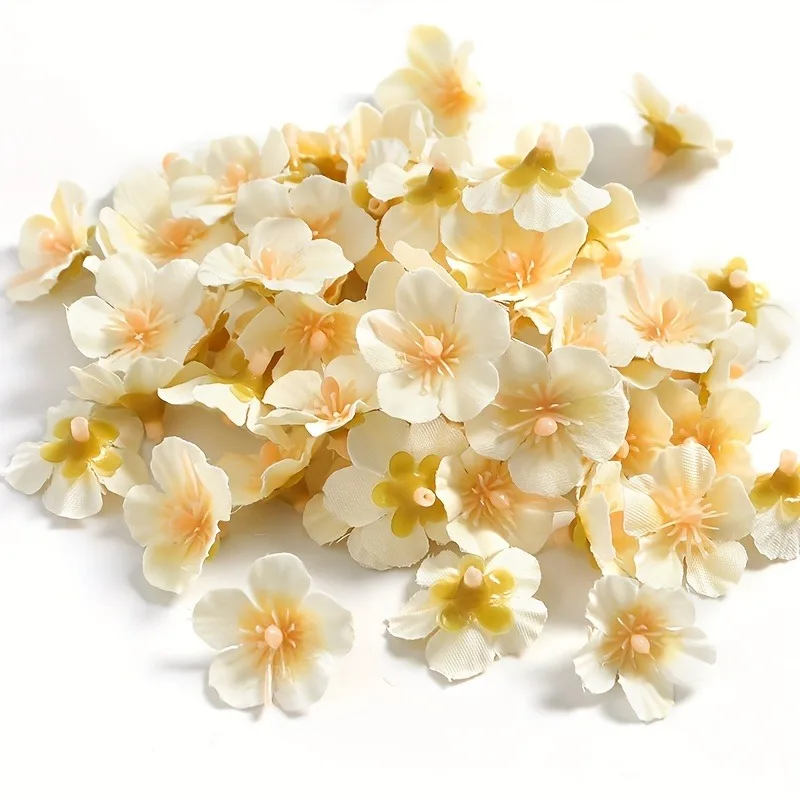 30/50/100 Stück künstliche Blumen Kopf 2,5 cm gefälschte Blumen für Heimdekoration Hochzeitsdekoration DIY handgemachte Girlande Geschenke Zubehör – Detail 14