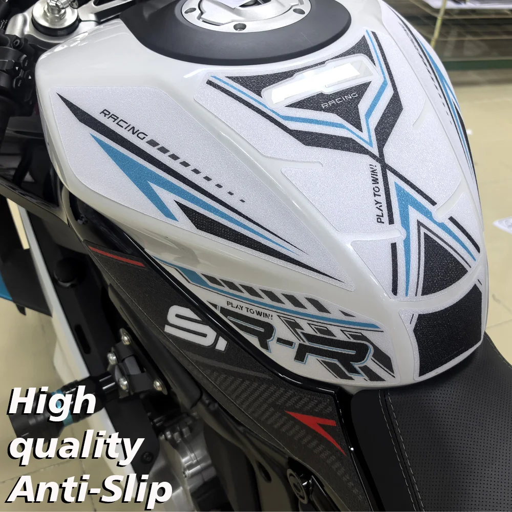 Motorcycle Decals For 675SR-R 675SRR 675 SR R 675SR 2025 2026 Tank Pad Knee Grip Protection Frosted Anti-slip Stickers
