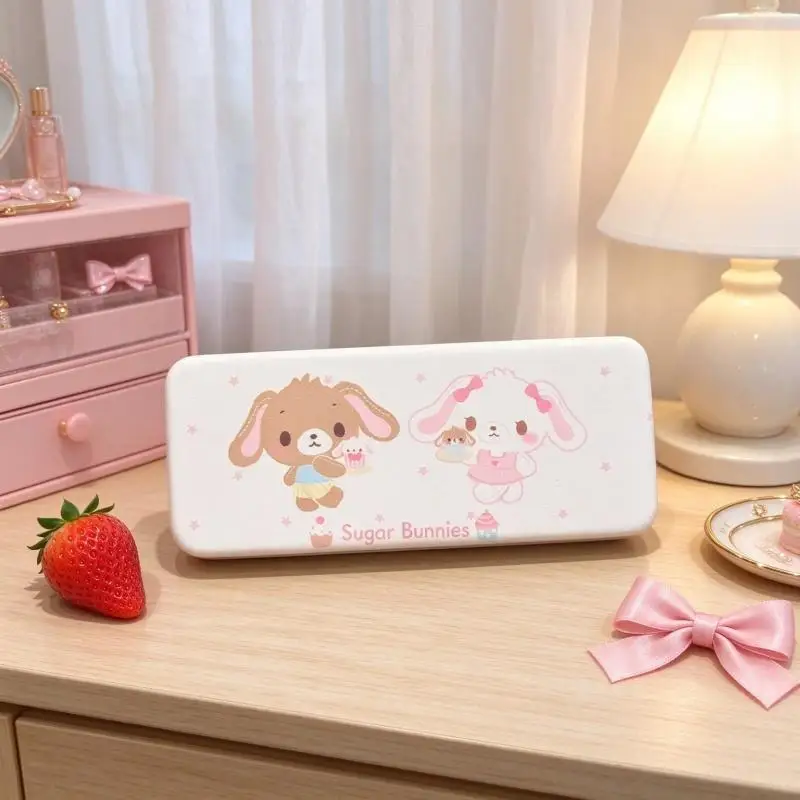 Kawaii Sugarcakes Wave Point Glasses Case New Japanese Anime Printed Rabbit Glasses Sunglasses Storage Box Friend's BirthdayGift