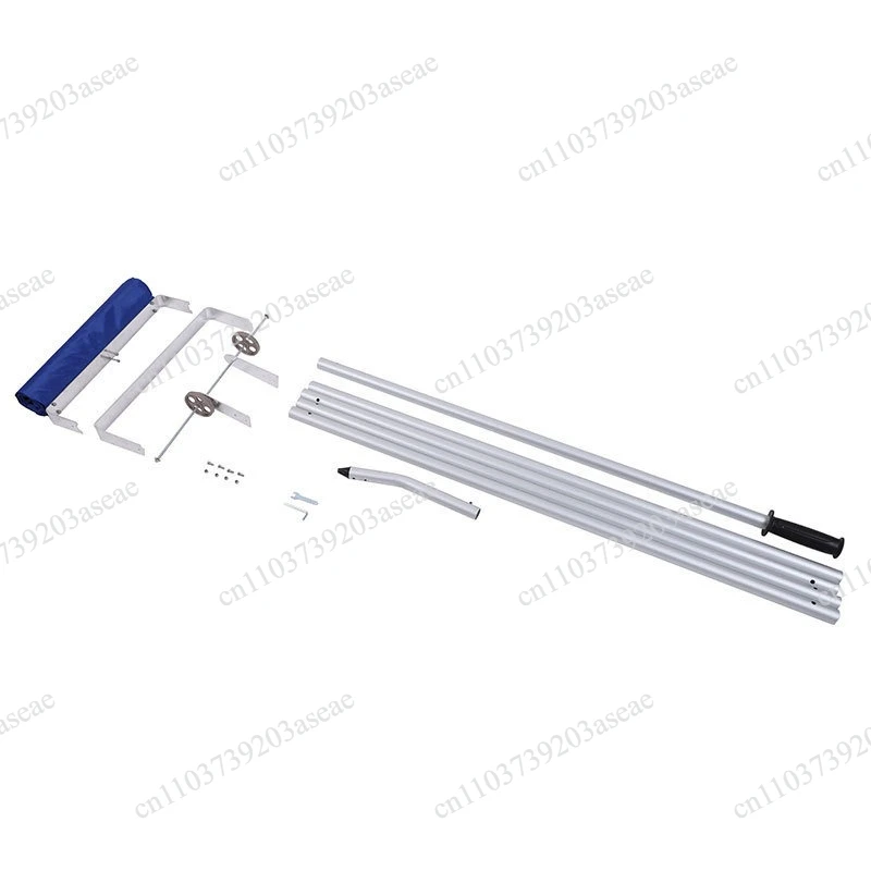 Roof snow scraping, total length 9 meters, snow shoveling tool, with Oxford cloth roof snow rake