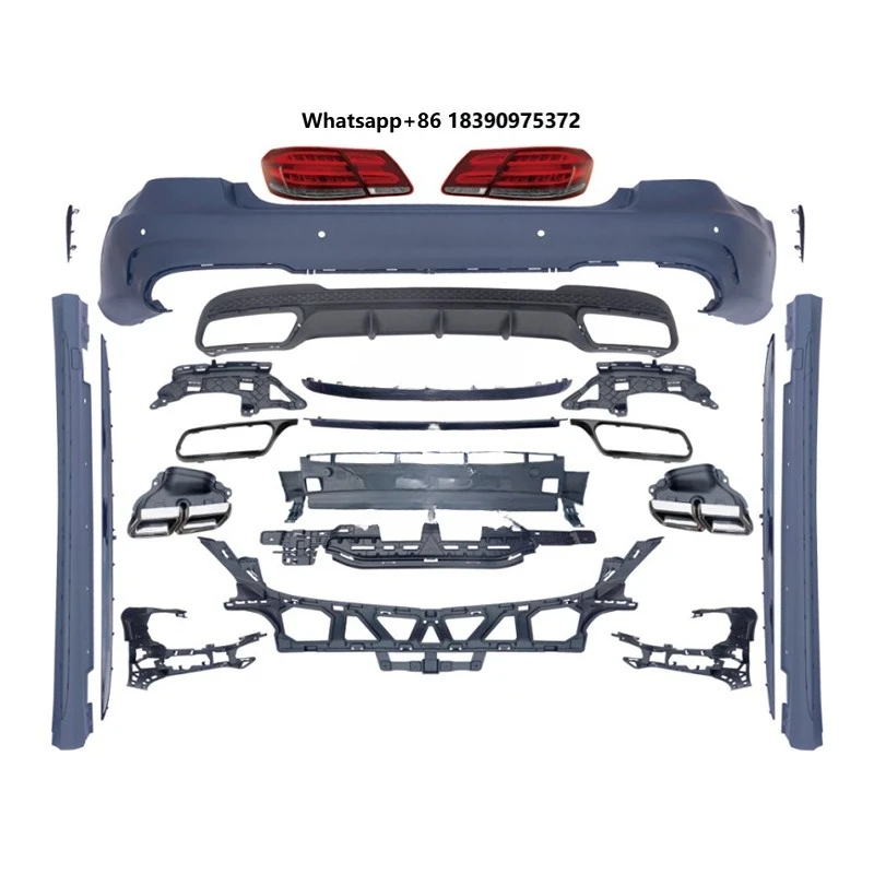For Mercedes Benz W212 2009 2013 2010 E Class Bodi Full Kit Amg C212 E63 Body Bodykit