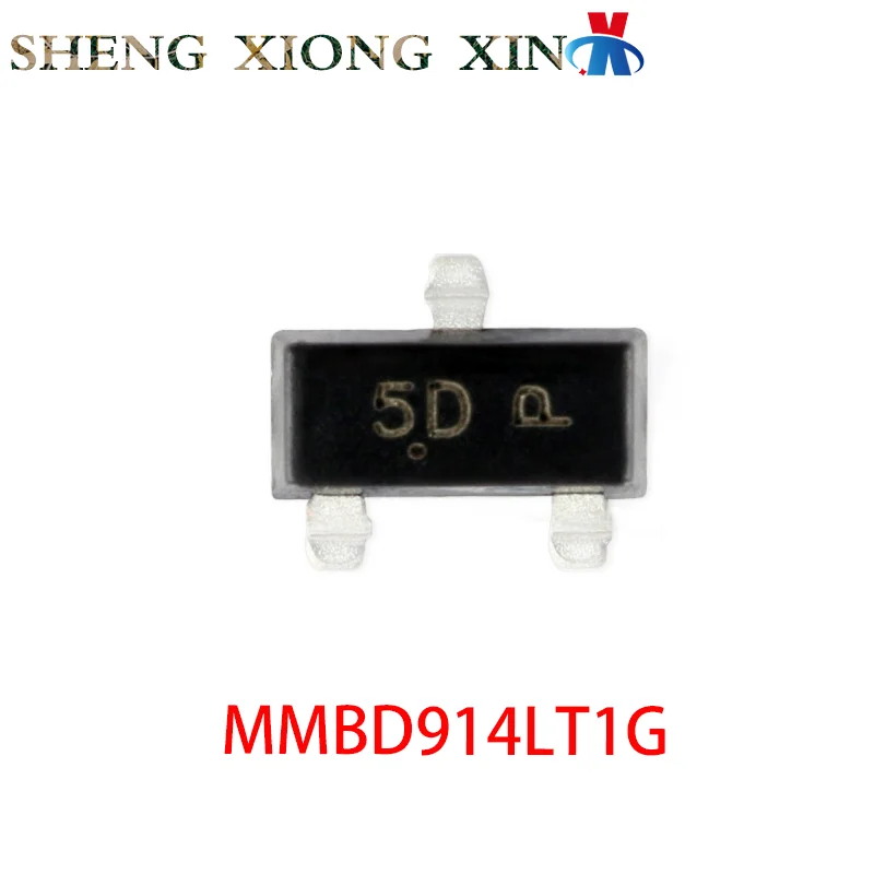 50pcs/lot 100% NEW MMBD914LT1G SOT-23-3 Switching Diode  MMBD914 914LT1G Rectifiers