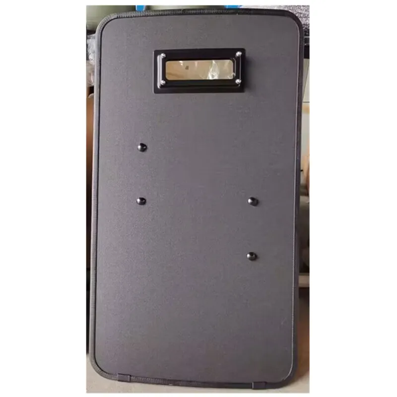 Hand-Held  Arc-Shaped Border Defence  IIIA Anti-Riot Ballistic Shield PE Ultra-high Molecular Weight Polyethylene