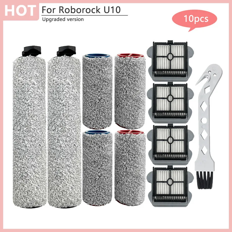 Replacement Parts For Xiaomi Roborock DYAD U10 Wireless Handheld Cordless Vacuum Cleaner Roller Brush HEPA Filter Accessories