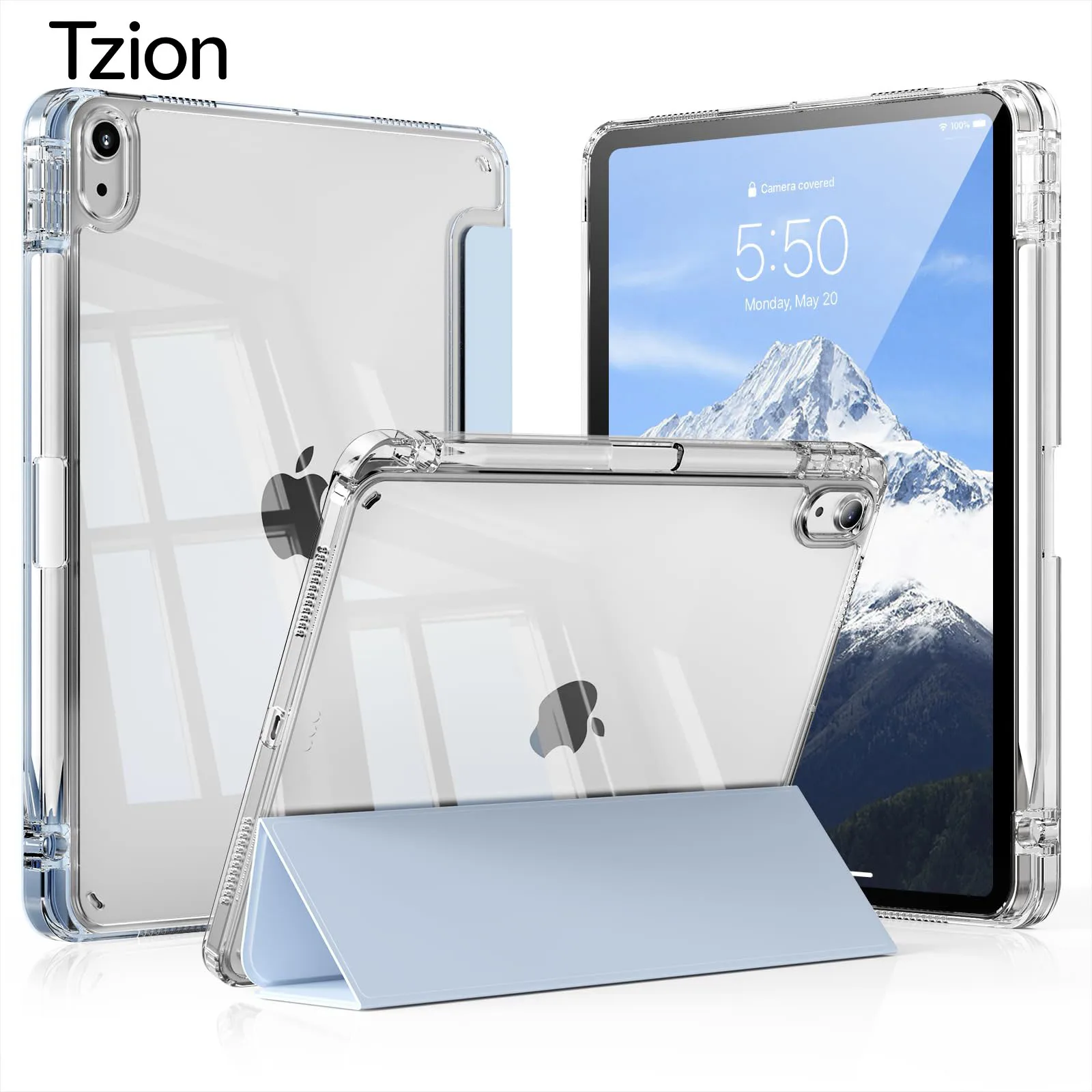 Case for iPad Mini Air Pro 8.3 9.7 10.2 10.5 10.9 11 12.9 13 11th 10th 9th 8th 7th 6th 5th Slim Shockproof Full-Cover Soft Case