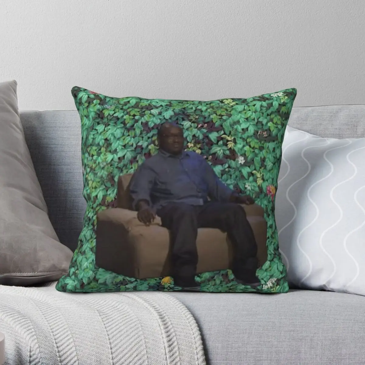 Hannibal Buress Obama Portrait Square Pillowcase Polyester Linen Velvet Printed Zip Decor Pillow Case Home Cushion Cover