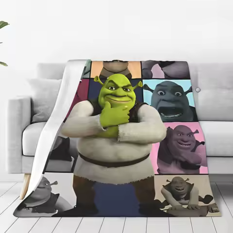 Shreks The Eras Tour Funny Flannel Blankets Awesome Throw Blanket for Home Quilt