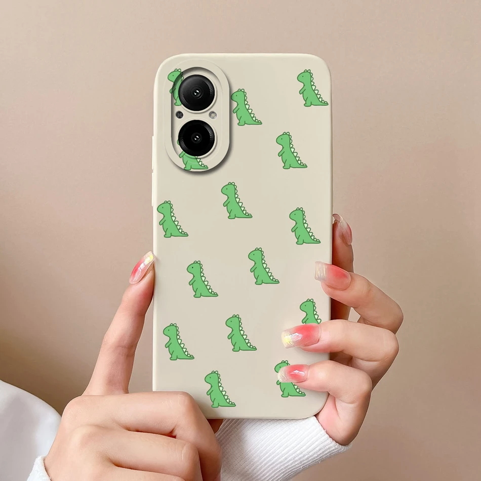 Phone Case For Realme C67 Multiple Patterns Soft Liquid Silicone Full Protection Anti Choc Cover For Realme C 67 Fundas Coque
